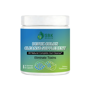 Best Selling Detox Colon Cleanse <b>Supplement</b> Capsules Detox Blend Hypromellose Vegetable Capsule Helps Cleanse Colon Silicon - Product Image 1