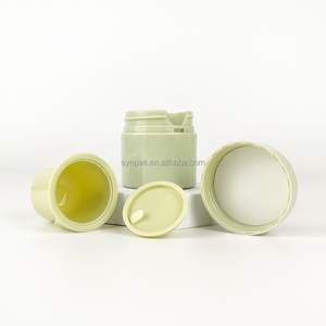 عبوة أسطوانية قابلة لإعادة التعبئة سعة 30 مل بقطر 51 مم من مادة PETG لتخزين مستحضرات العناية بالبشرة والكريمات وشمع الشعر وأقنعة الوجه بألوان مخصصة - Product Image 1