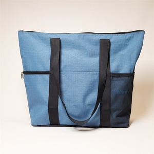 Bolsas <span class=keywords><strong>de</strong></span> Mano Personalizadas con Cierre Náutico, para la <span class=keywords><strong>Playa</strong></span>, Verano, con Asa para el Hombro, Color Azul Marino, <span class=keywords><strong>de</strong></span> Poliéster, para Viajes, Uso Diario, Conferencias - Product Image 2