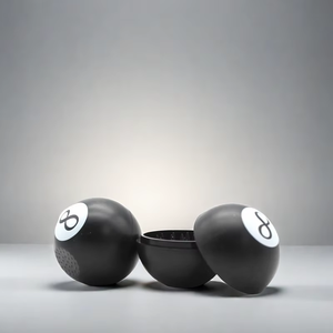 <span class=keywords><strong>CANNA</strong></span> CNHG0048 2026 Grinder Manuale in Plastica a Forma di 8 Nero, Design Moderno, Premium a 3 Parti, per Erbe e Tabacco, Smiling Tobacco Smoke - Product Image 1