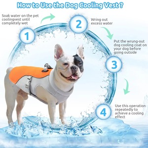 Harnais pour chien en maille respirante et rafraîchissante, réfléchissant et léger, avec laisse <span class=keywords><strong>d</strong></span>'entraînement pour chiots, pour la sécurité des promenades estivales des petits et grands chiens - Product Image 5
