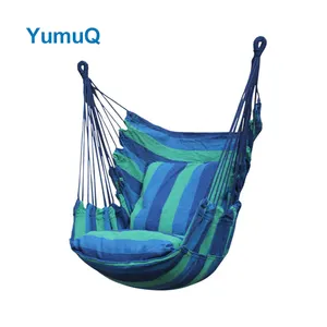 Yumuq 2023เปลนอนผ้าฝ้าย100% 1คนแบบพกพาเปลนอนสำหรับผู้ใหญ่ผ้าใบแคนวาสแบบพกพา
