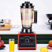 Licuadora, Electrodoméstico de Cocina, Motor de Cobre Puro, 2 en 1, Procesador de Alimentos y Carne, Mezclador de Smoothies