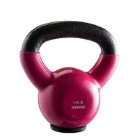 Define fitness Logo personalizzato kettlebell ghisa vinile/Neoprene Kettlebell
