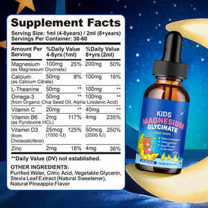 Biochealth OEM gratis sampel Oral cair Magnesium suplemen kompleks tetes vitamin sitrat Glycinate untuk Suplemen Herbal - Product Image 6