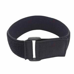 Brassard élastique personnalisable avec logo brodé de 38 mm, sangle réglable à fermeture auto-agrippante - Product Image 3