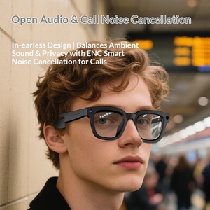 Lunettes Intelligentes IA Haut de Gamme avec Caméra G200 800W Pixels, Reconnaissance Vidéo Intelligente et Traduction pour <span class=keywords><strong>Écoute</strong></span>r de la Musique et Répondre aux Appels - Product Image 4