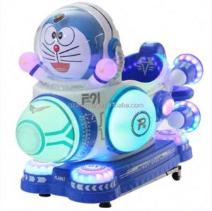 เครื่องเล่นหยอดเหรียญสำหรับเด็ก รูปแบบการ์ตูนจรวดอวกาศ เครื่องเล่นสวิงเชิงพาณิชย์สำหรับเด็ก เหมาะสำหรับห้างสรรพสินค้าและศูนย์เกม - Product Image 5