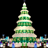 Solutions d'éclairage de Noël, installations de lanternes sur le thème des fêtes de Noël pour les zoos, les parcs d'attractions et les lieux familiaux