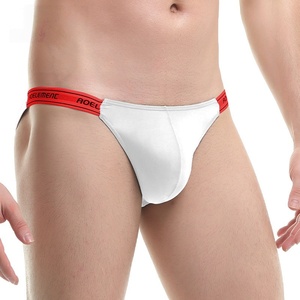 Slips de bain respirants pour hommes, sous-vêtements sans couture en Spandex personnalisé, vente en gros, sexy, grandes tailles, <span class=keywords><strong>sport</strong></span>, bambou - Product Image 3