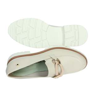 Mocassins plats Donna Serena pour femme Beige 8B5602DP - Product Image 6
