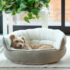 Cuddler <span class=keywords><strong>Jumbo</strong></span> Wheat Bolster Cama para gatos y perros Forma rectangular sólida - Product Image 1