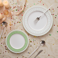 Assiettes de luxe en porcelaine PITO, vaisselle en céramique colorée, service de table pour mariage, vaisselle en porcelaine