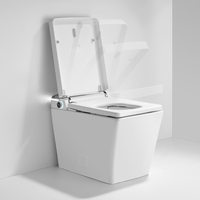 Nouvelle arrivée K26, toilette intelligente rectangulaire, toilette en céramique automatique, toilette intelligente monobloc
