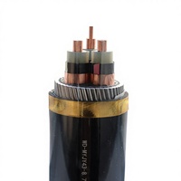 Câble d'alimentation industriel minier WD-MYJY WD-MYJY43 en cuivre XLPE 8,7/10 kV sans halogène à faible émission de fumée pour équipement électrique de bâtiment