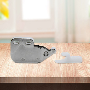 Mini Hook Door <b>Latch</b> Spring <b>Push</b> To Open Elephant Trunk Lock Handle Free Cabinet Door Rebound Device Tap Lock Self Spring - Product Image 2