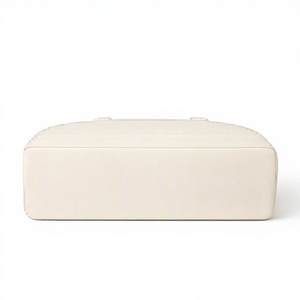Sac fourre-tout en toile de coton 100% économique, grand format, couleur crème, avec fermeture éclair, personnalisable avec logo, réutilisable pour les courses et la plage - Product Image 3