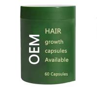 Capsules de Métabolisme OEM avec Logo Personnalisé, Vitamine B12, Chrome, Cumin Noir, 60 Capsules, Compléments Alimentaires à Base de Plantes pour la Croissance des Cheveux et le Métabolisme