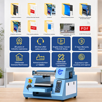 Impresora UV Plana 3047 A3 con 2 Cabezales de Impresión Epson XP600, CMYK, Blanco, Barniz, Software RINN RIP, 720X1440 DPI, Máquina LED