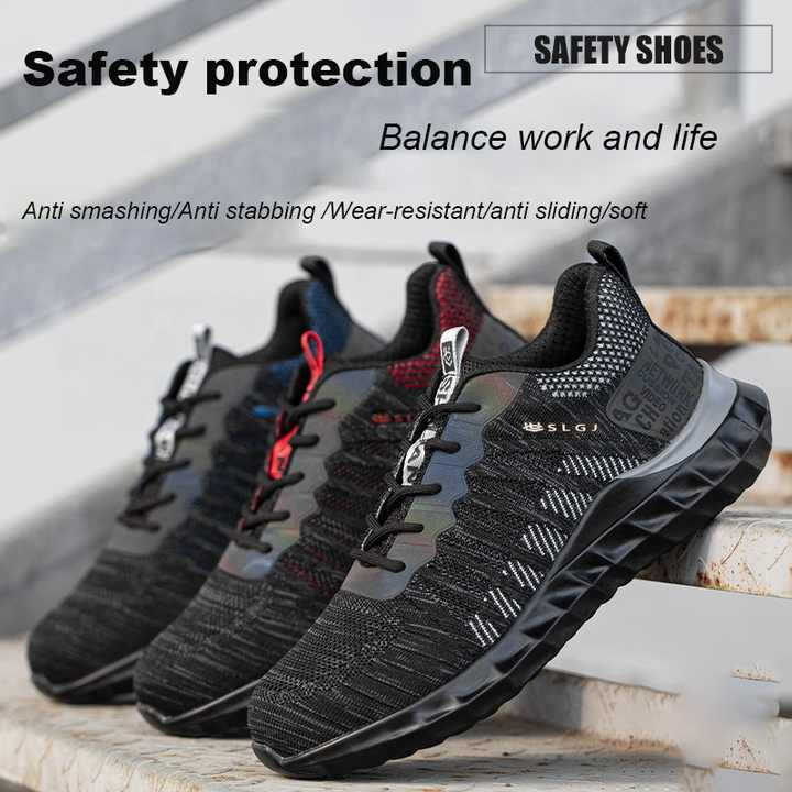 Zapatos De Trabajo De Gas Antigolpes Bota De Seguridad Punta De