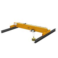 Pont roulant électrique monopoutre LD personnalisé, monté sur rail, avec télécommande sans fil, pour levage en intérieur, hauteur de levage 6-20m