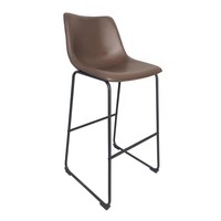 Meistverkaufte Moderne Küchenstühle mit Hohen Metallbeinen für Restaurants, Cafés, Hotels PU-Leder Barhocker