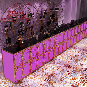 "Wedding Club Furniture Cóctel Juice Bar Mostrador Con Wine Rack Muebles Para Bares Y Discotecas" - Product Image 6
