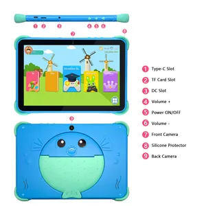 ילדים Tablet מודל פרטי עם למידה תוכנת משחקי חינוך 10 אינץ אנדרואיד Tablet Pc