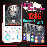 Vente en gros RX6 Max Écran couleur 4 pouces 720x720 Stockage 64/128 Go Batterie 4000 mAh Wi-Fi AK OS Rockchip RK3326 30000 jeux intégrés