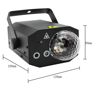 Lumières <span class=keywords><strong>laser</strong></span> LED rotatives activées par le son, <span class=keywords><strong>prix</strong></span> d'usine, lumières de scène de fête disco DJ - Product Image 3