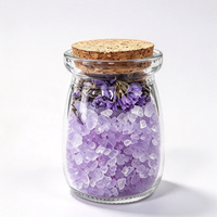 Sel de Bain Epsom Brineblum avec Bourgeons de Rose Séchés et Huile Essentielle Naturelle, Sel de Bain Premium pour Spa à Domicile pour la Relaxation Corporelle