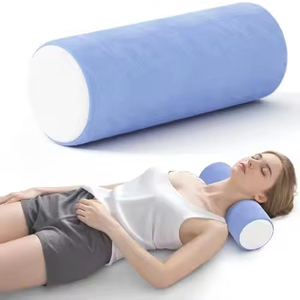 Oreiller cylindrique en mousse à mémoire de forme, <span class=keywords><strong>coussin</strong></span> de soutien multifonctionnel pour le cou, idéal pour soulager la douleur, parfait pour le sommeil et l'usage quotidien - Product Image 1