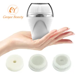 Portable Rechargeable Facial Brush Flex Face Wash Cleaning Massager Spin Brush Machine Vibrating Silicon Face Brush