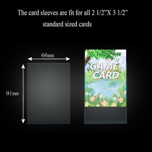 Protector de cubierta personalizado para yu-gi-oh, funda de 100/tamaño estándar para tarjetas comerciales, <span class=keywords><strong>Cardfight</strong></span> <span class=keywords><strong>Vanguard</strong></span> y más juegos de mesa - Product Image 5