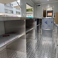 Remolque Móvil Cuadrado para Bebidas, Café, Cerveza y Comida, Totalmente Equipado, Fabricante de Remolques de Catering