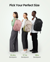Sac à dos LOVEVOOK pour ordinateur portable 15,6 pouces avec porte-gobelet, sac de voyage, article personnel, sac à dos de randonnée pour femmes en plein air