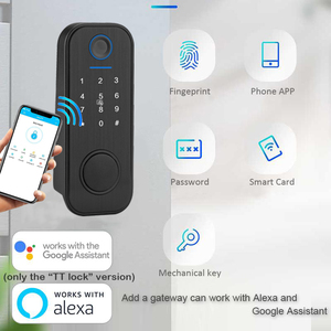 Tuya TTlock APP Controlled <strong>Double</strong> <strong>Side</strong> Cylinder Fingerprint Digital <strong>Keyless</strong> <strong>Door</strong> <strong>Lock</strong> <strong>Double</strong> Intelligent Electronic Outdoor <strong>Lock</strong> - Product Image 4