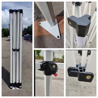 Tente pliante portable et étanche pour extérieur, structure en fer simple, 3x3, 3x4.5, 3x6m, stand publicitaire pour exposition, salon professionnel, toutes saisons