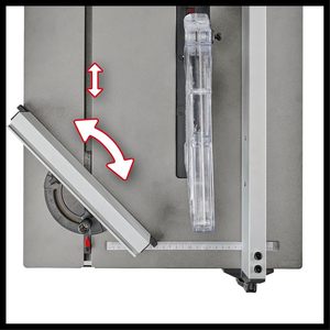 Sierra de Mesa Portátil Compacta de 8 Pulgadas (210 mm), 1500 W, Máquina de Corte para Trabajar la Madera con Mesa Retráctil de Aluminio - Product Image 4
