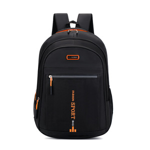 Nouveau sac à dos pour homme transfrontalier, grande capacité, design minimaliste, compatible ordinateur portable 16 pouces, en polyester, avec bretelles courbées - Product Image 5