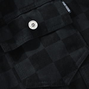 KinLing 2025, elegante chaqueta vaquera de algodón para hombre, chaqueta vaquera Vintage personalizada de alta calidad, ropa informal OEM al por mayor - Product Image 5