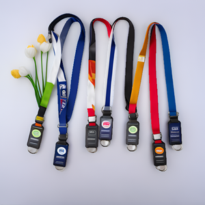 Purple Printing Wholesale Personalized <b>Polyester</b> Silk-screen <b>Lanyard</b> - Product Image 2