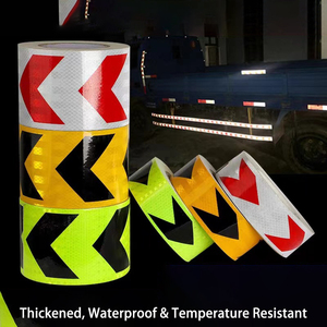 Ruban adhésif acrylique réfléchissant en PVC haute visibilité, imperméable et épaissi pour le contrôle du trafic, la construction routière et la sécurité - Product Image 5