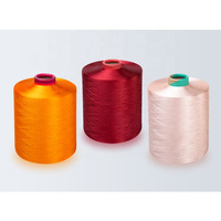 Filament de fil texturé DTY 100 % polyester, teint en masse, écologique, pour tricot/couture/tissage, vente en gros