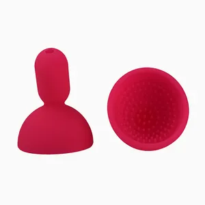 Ampliação Elétrica Do Peito De Silicone Massageador Estimulador De Mamilo Massageador Mama bomba jumper Cunnilingus Vibratório