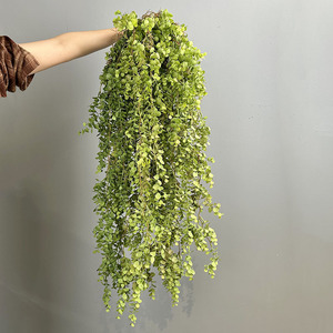 Guirlande artificielle d'eucalyptus Flower Queen, 100cm-200cm, verdure suspendue résistante aux UV, décoration murale, bouquet - Product Image 2