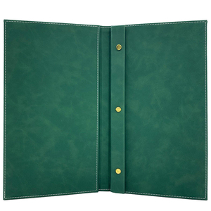 Menú de Cuero Personalizado, Menús de Cuero Sintético con Encuadernación con Tornillos, Cubierta para Menú de Restaurante - Product Image 2