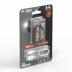 1.5V Type- C Lithium Oplaadbare Aa Aaa Oplaadbare Li-Ion Lithium Batterij Voor Speelgoed - Product Image 1