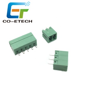 Đầu Nối Khối Thiết Bị Đầu Cuối Vít PCB KF2EDG 2/3/4/5/6/7/8/9/10/12 Pins Góc Phải/Ổ Cắm Cắm Thẳng 15EDG Pin Kim 3.5Mm - Product Image 2