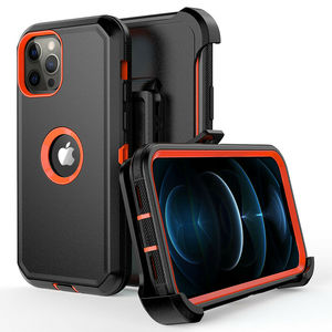 Funda Protectora Híbrida para iPhone 12 Pro Max con Clip para Cinturón de 360 Grados y Protector de Pantalla Integrado - Product Image 3
